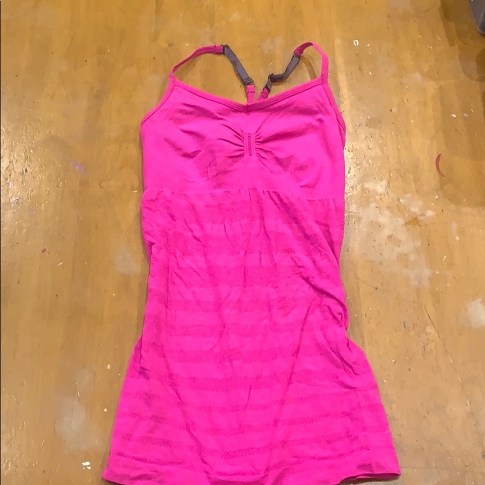 Lululemon hot pink tank